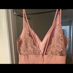 Azazie Dusty Rose Bridesmaid Dress Size 10 [Thana]